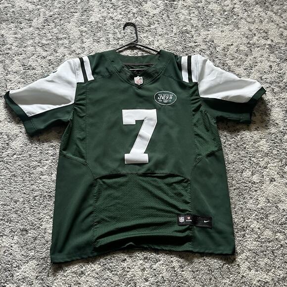 New York Jets Geno Smith #7 Green On Field Jersey NFL Authentic Mens Size 48 - Picture 1 of 8